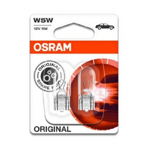 SET DE 2 BECURI W5W 12V 5W W2,1X9,5D (BLISTER)